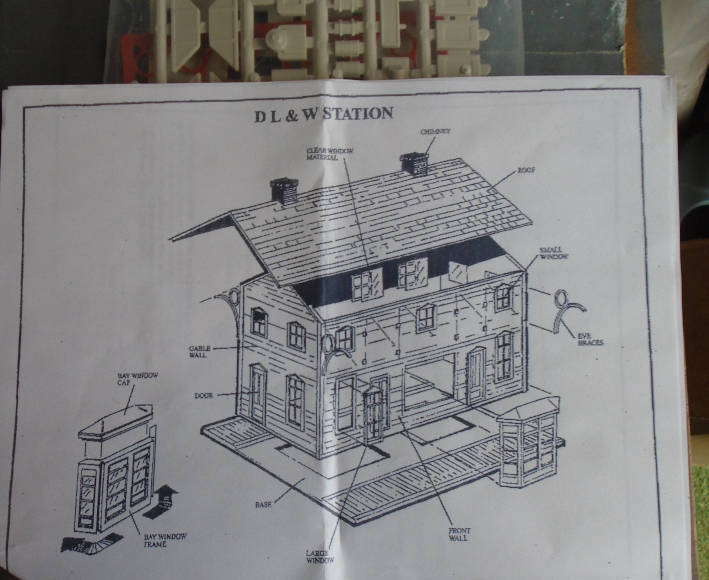 ACS HO SCALE - DL&W STATION, IN PKT