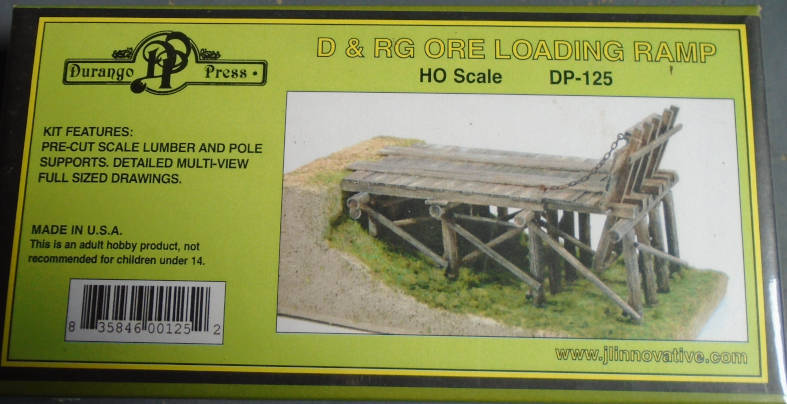 DURANGO PRESS HO SCALE - D&RG ORE LOADING RAMP KIT, BOXED