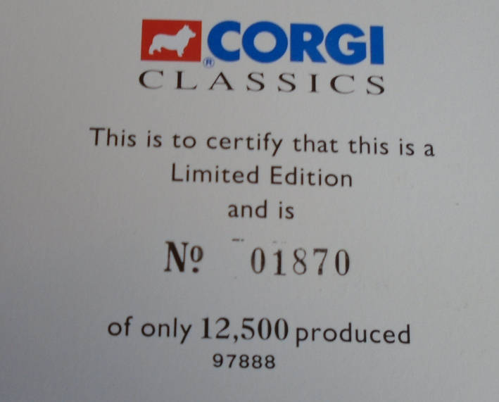 CORGI 1/50 SCALE - FODEN CLOSED POLE TRUCK WITH CARAVAN - BOXED