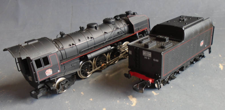 JOUEF HO SCALE - SNCF 2-8-2 STEAM LOCO & TENDER, BOXED