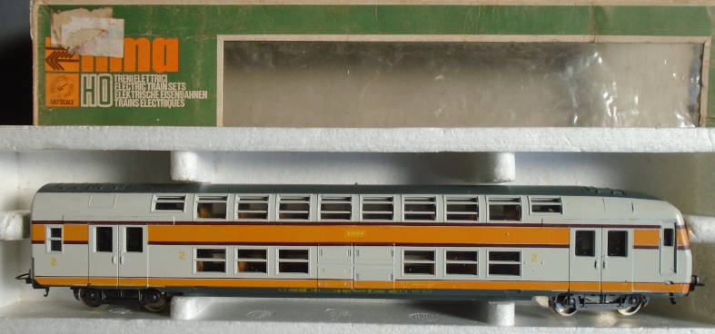 LIMA HO SCALE - SNCF 2nd CLASSPASSENGER COACH, BOXED