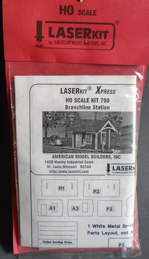 AMB - BRANCHLINE STATION, LASER KIT, IN BAG