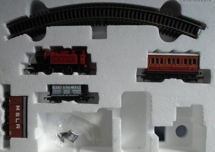 HORNBY OO SCALE - THE ROVER TRAIN SET, BOXED, NO TRANSFORMER/CONTOLLER, SEE FOTOS