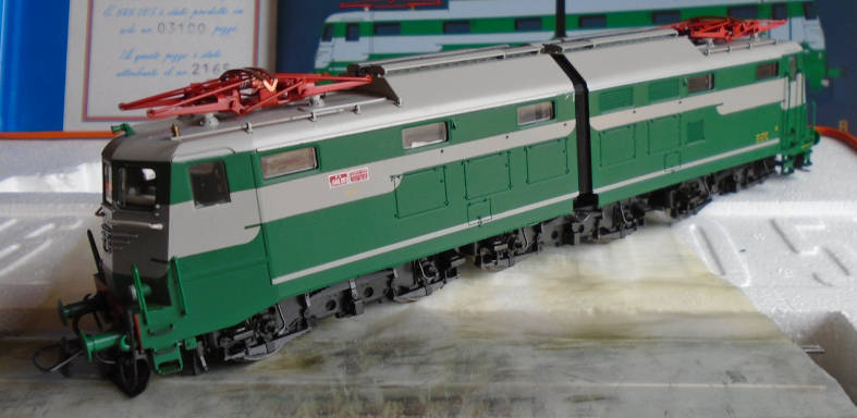 ROCO HO SCALE - FS E.646 a E.645 ARTICULATED ELECTRIC LOCO IN TIN CASE, LIMITED EDITION