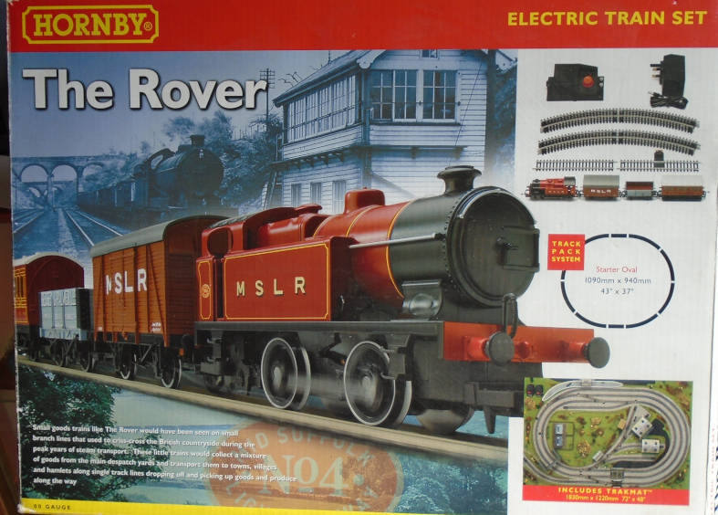HORNBY OO SCALE - THE ROVER TRAIN SET, BOXED, NO TRANSFORMER/CONTOLLER, SEE FOTOS