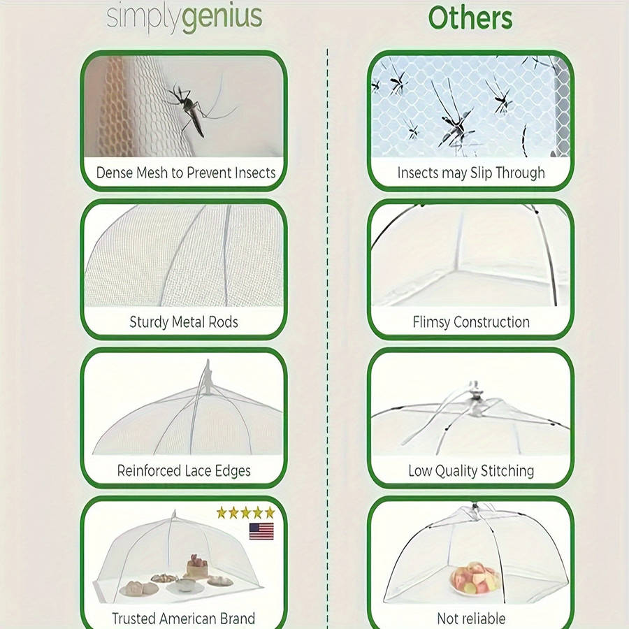 Mesh Food Shelter - Foldable And Washable