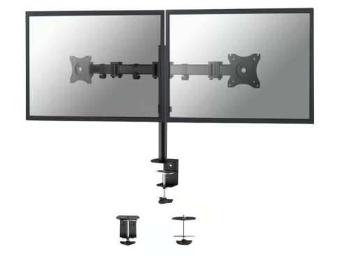 Double Arm Desktop Monitor Clamp Stand