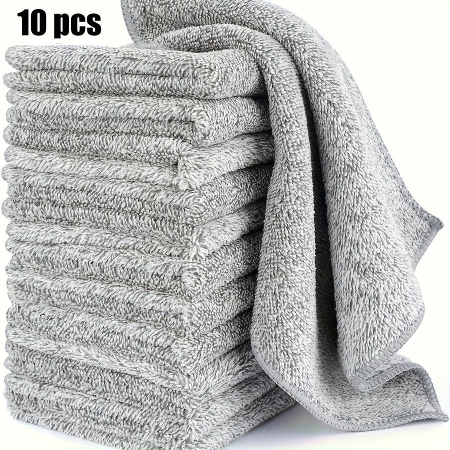 Pack Of 10 Super Absorbent Cleaning Cloths