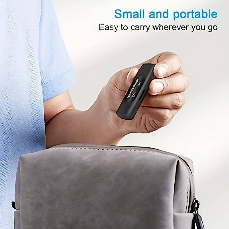 4-in-1 High-Speed USB Type C/USB A Dual Slot Memory Card Reader