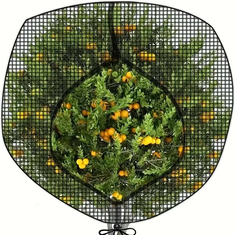 Heavy Duty Black Garden Net With Drawstring And Double Zipper