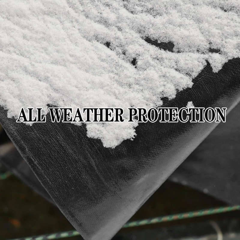 Heavy Duty Black Tarpaulin