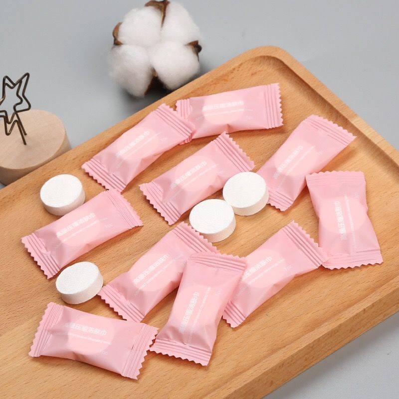 10pcs Super Absorbent Disposable Compressed Towels