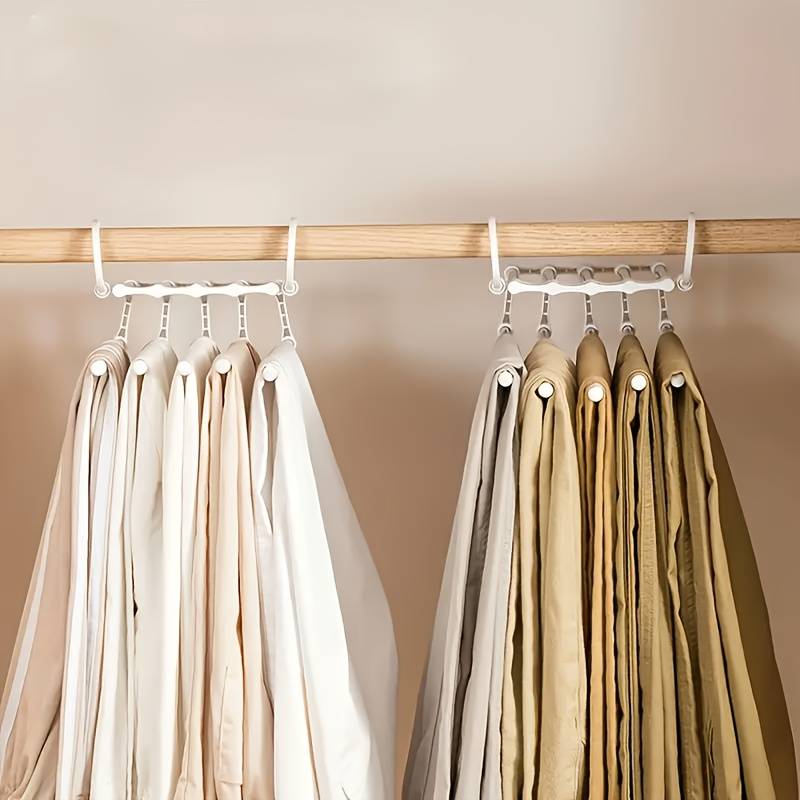 1 Space-Saving 9-Tier Metal Trouser Rack