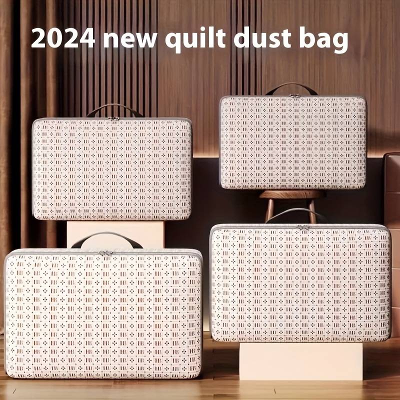 Oversized Cotton Quilted Moving Packing Bag Foldable Blanket Storage Bag
