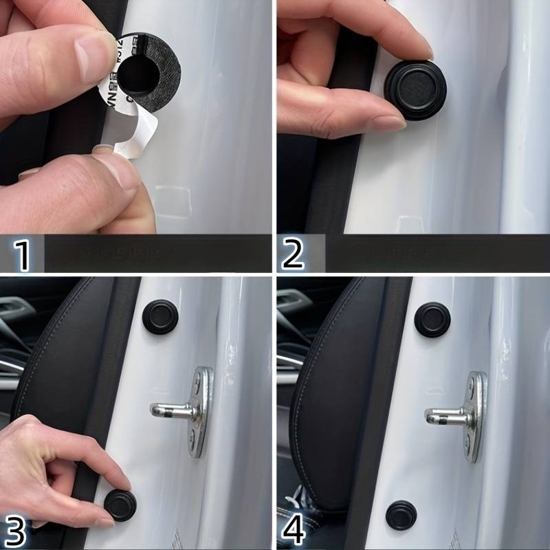 8 Pieces Car Door Shock Absorbing Pads