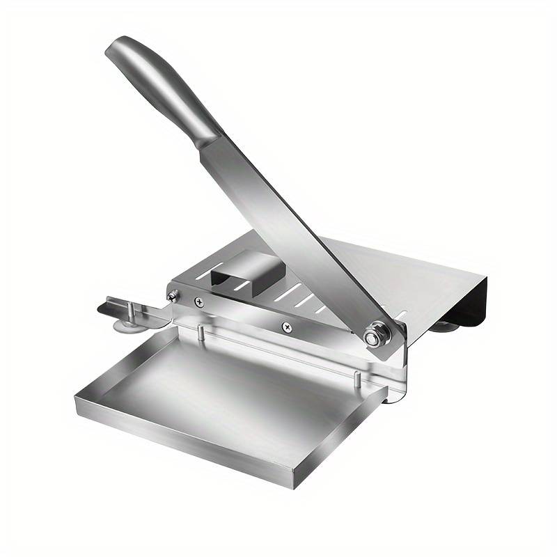 Easy-to-Clean Stainless Steel Manual Meat Slicer