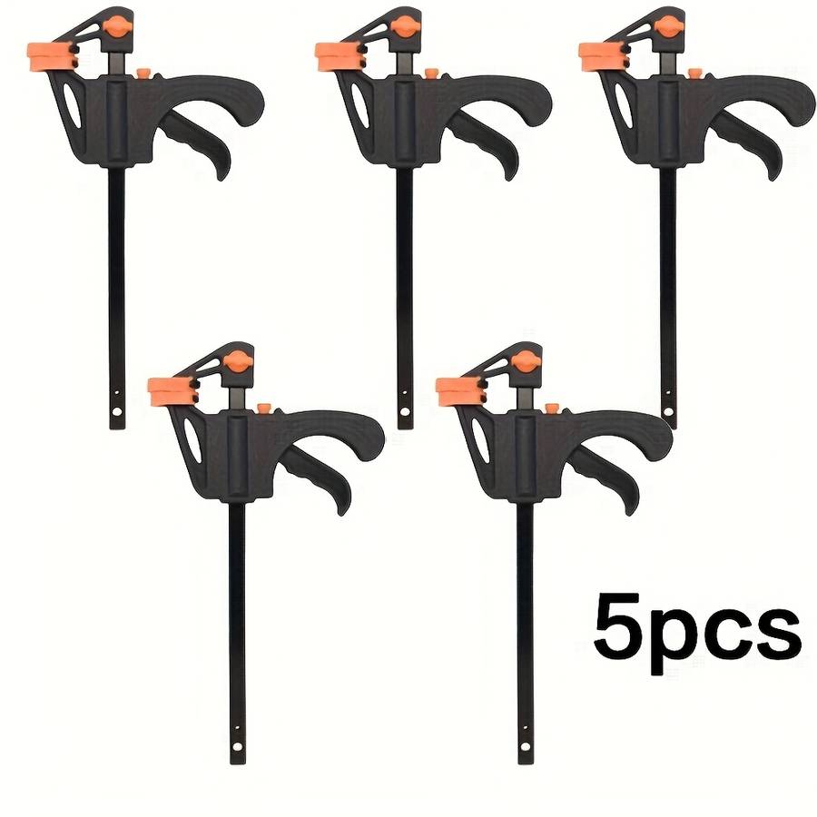 Set of 5 Quick Release F-Clamps