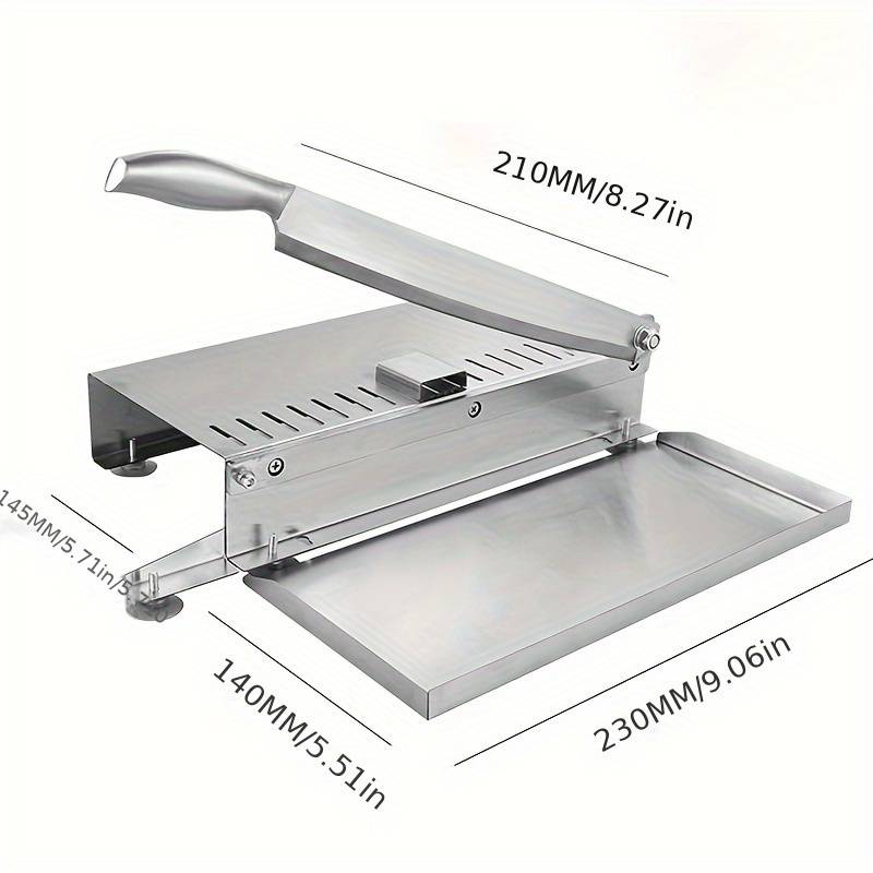 Easy-to-Clean Stainless Steel Manual Meat Slicer