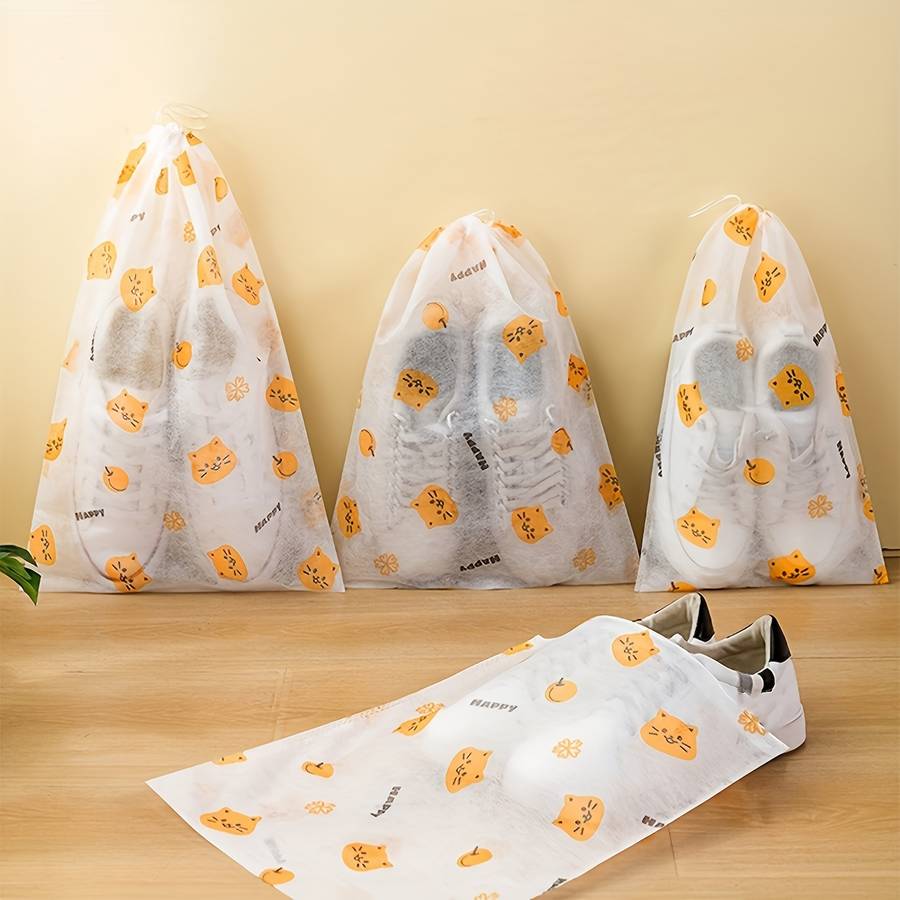 10-Piece Hanging Shoe Storage Bag Set
