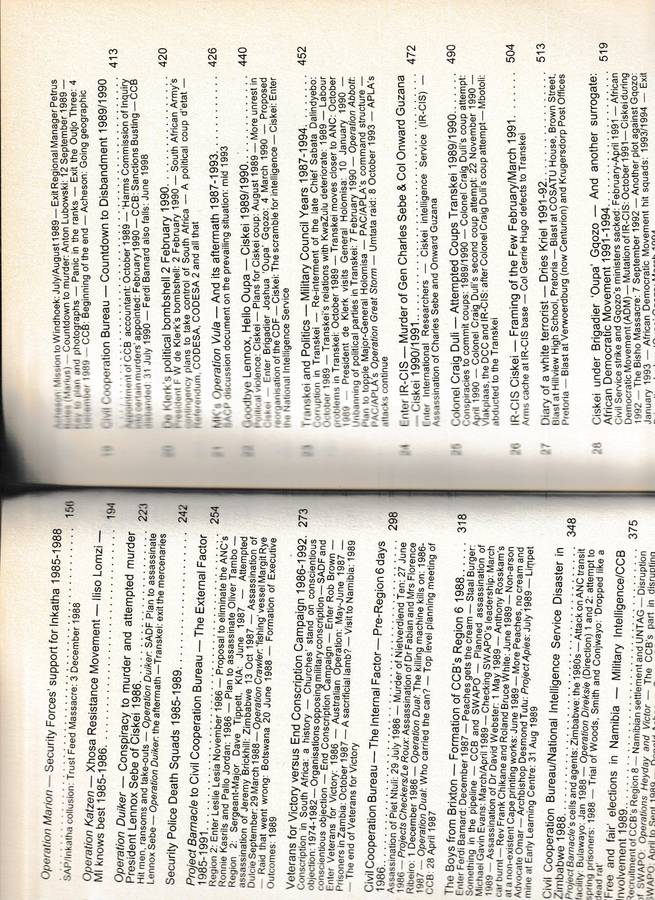 WAREFARE BY OTHER MEANS, SOUTH AFRICA IN THE 1980'S AND 1990'S *SIGNED*