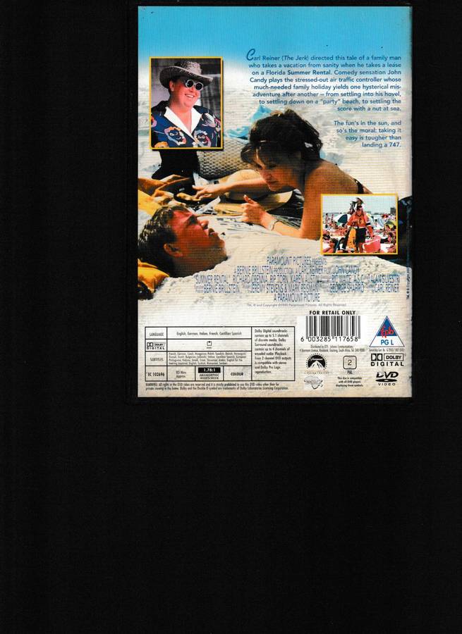 SUMMER RENTAL DVD