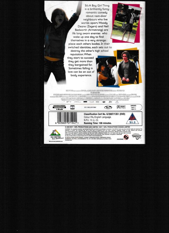 IT'S A BOY GIRL THING DVD