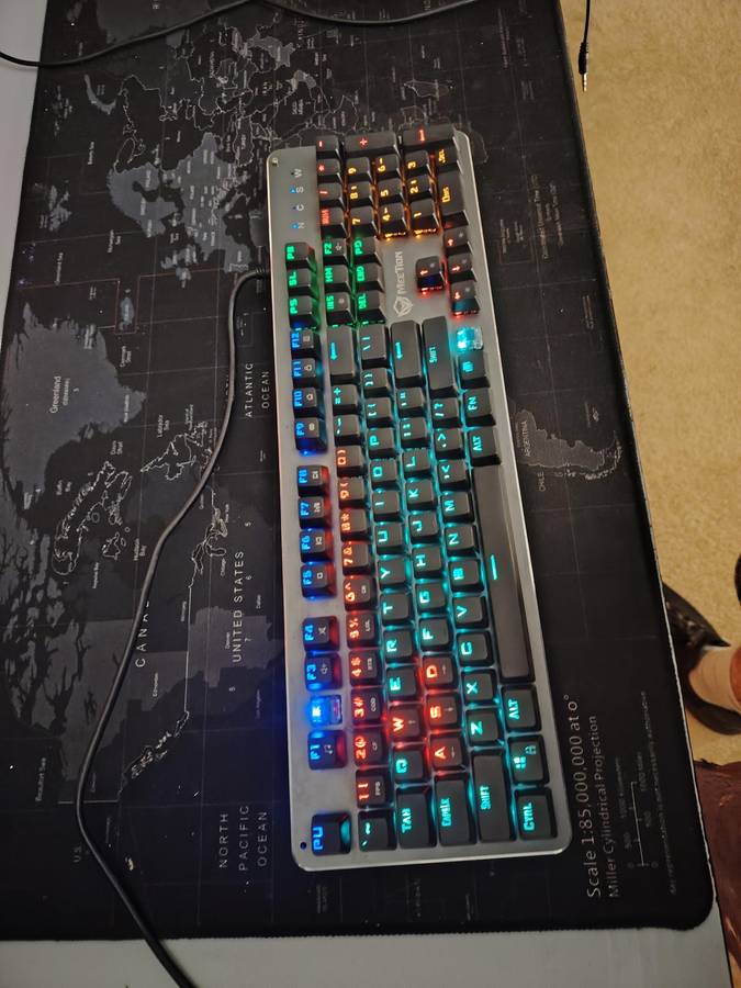Mechanical keyboard backlit *** MEETION MK007 GAMING Backlit