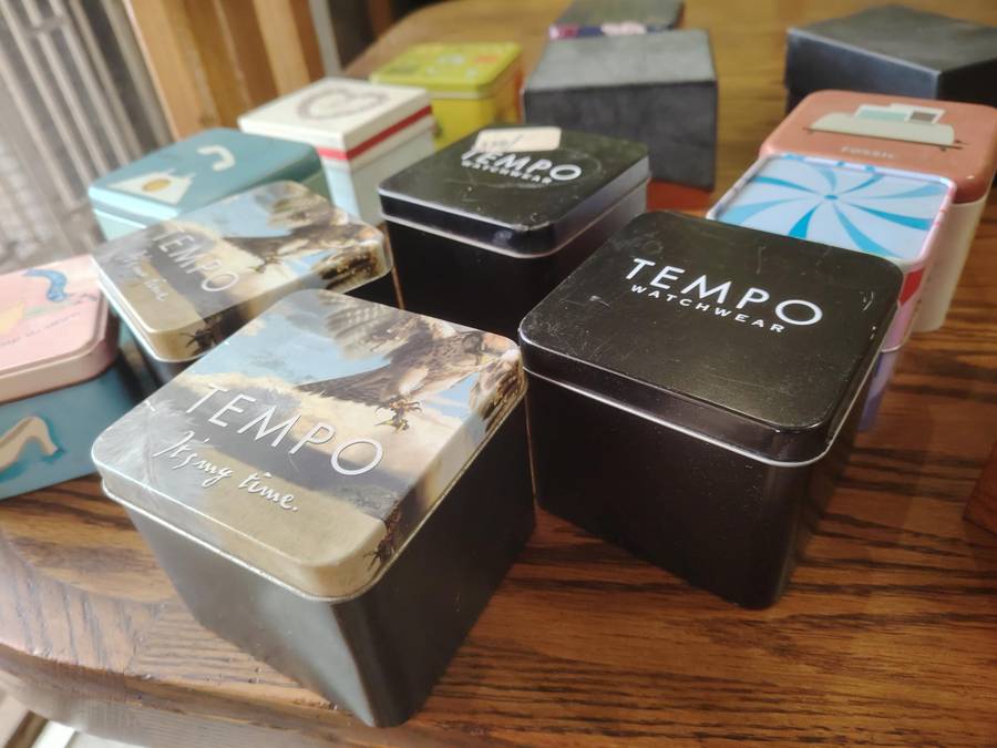 FOSSIL * TEMPO * MICHEL HERBALIN * ROTARY * 14  Watch Boxes