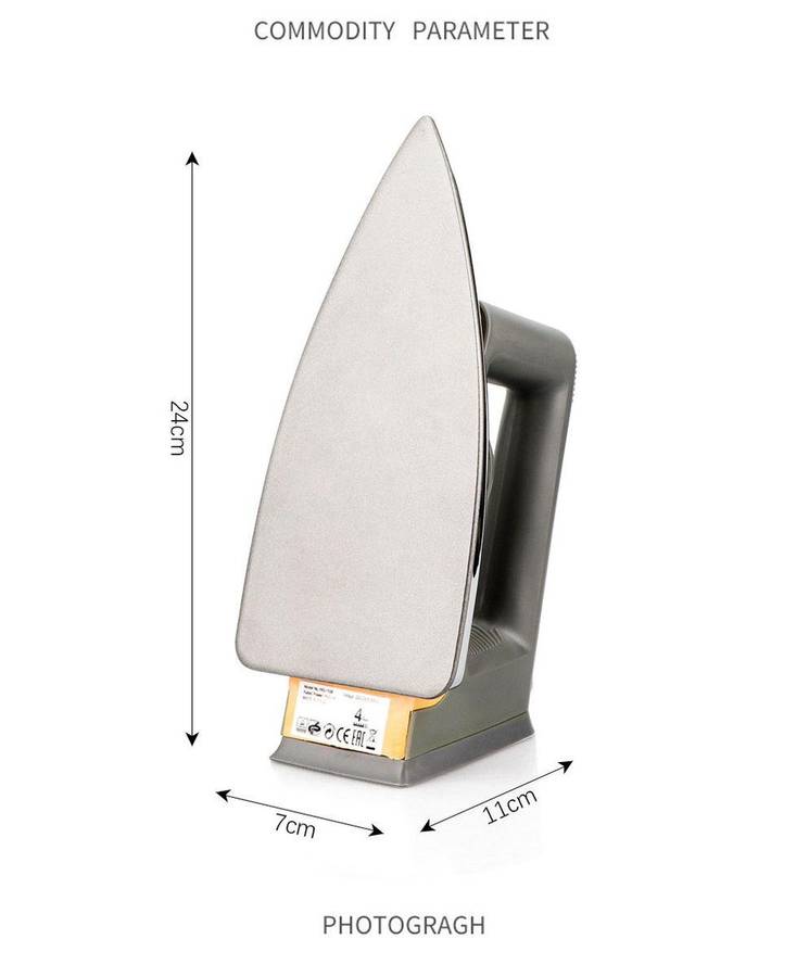 Electric Portable 1600W Dry Flat Pressing Iron For Clothes Lines-R.1108-RAF