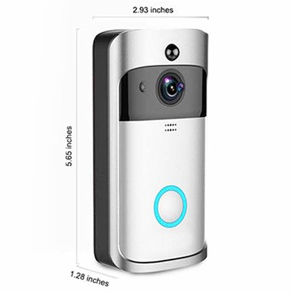 Smart Video Doorbell 720P HD WiFi Camera Real-Time Two-Way Wide-Angle Audio