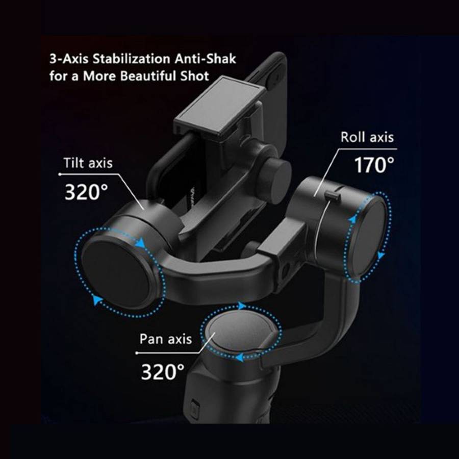 3 Axis Gimbal Phone Stabilizer Vlog Selfie Stick