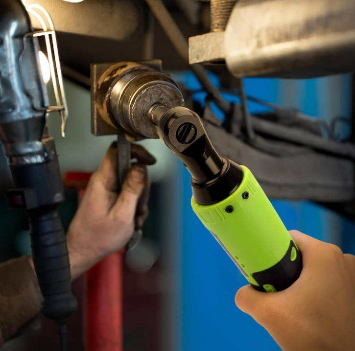 12 PC 90 Degree Cordless Rechargeable Ratchet Wrench