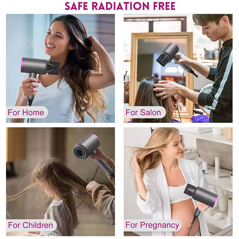 5in1 High-Speed Professional Salon Super Sonic Leafless Hair Dryer