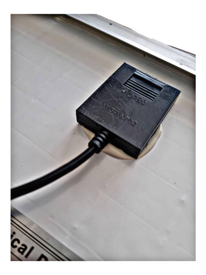 28w High Efficiency Solar Panel-DC Plug(No Bracket Included)