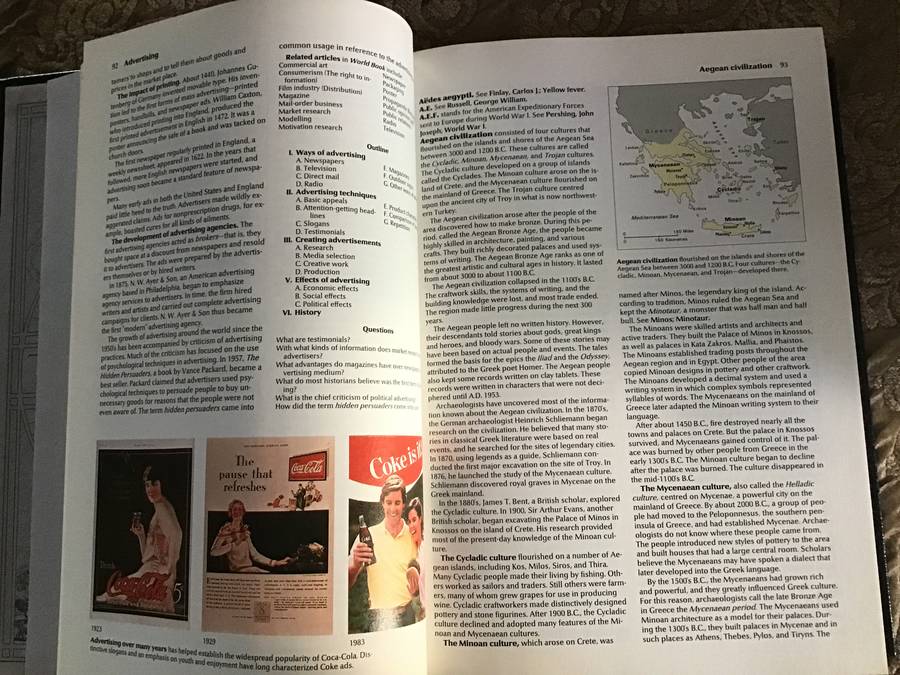 World  Books encyclopedia 1990s edition