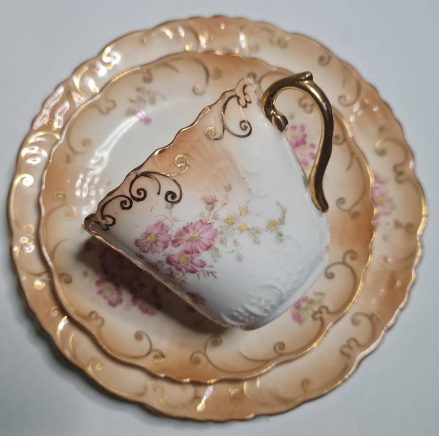 Foley China Works Trio ( cup saucer and plate ) Daisy pattern
