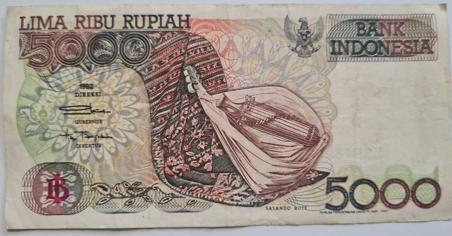 Indonesia 5000 Rupiah note