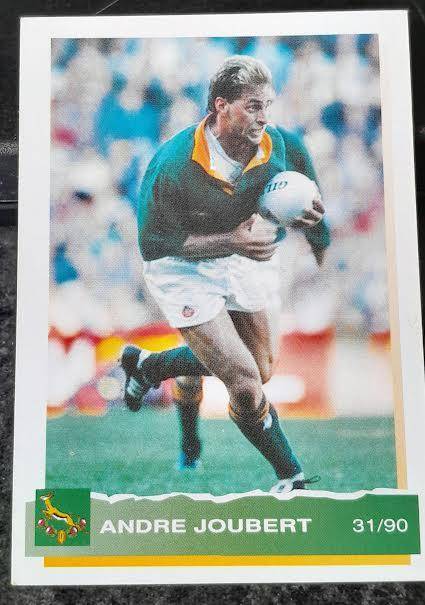 Sports Deck Rugby Card Andre Joubert