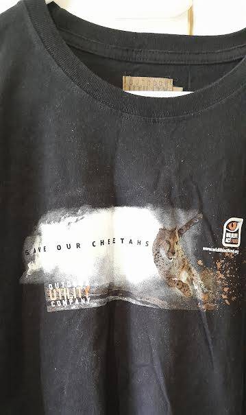 Save our Cheetahs Mens T-Shirt Size XL