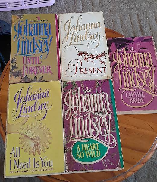 Johanna Lindsey books(All 5 for 1 bid)