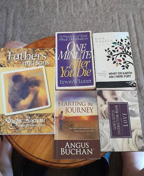 Various Christian Books including Angus Buchan