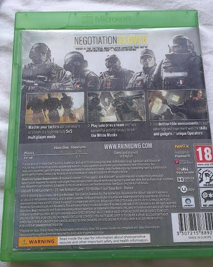 Tom Clancy's Rainbow Six Siege and Sniper Elite 4 combo