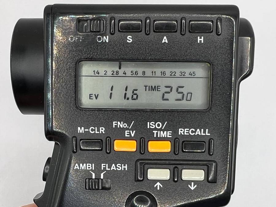 Well-Used Minolta Spotmeter F Light Exposure Spot Meter From JAPAN
