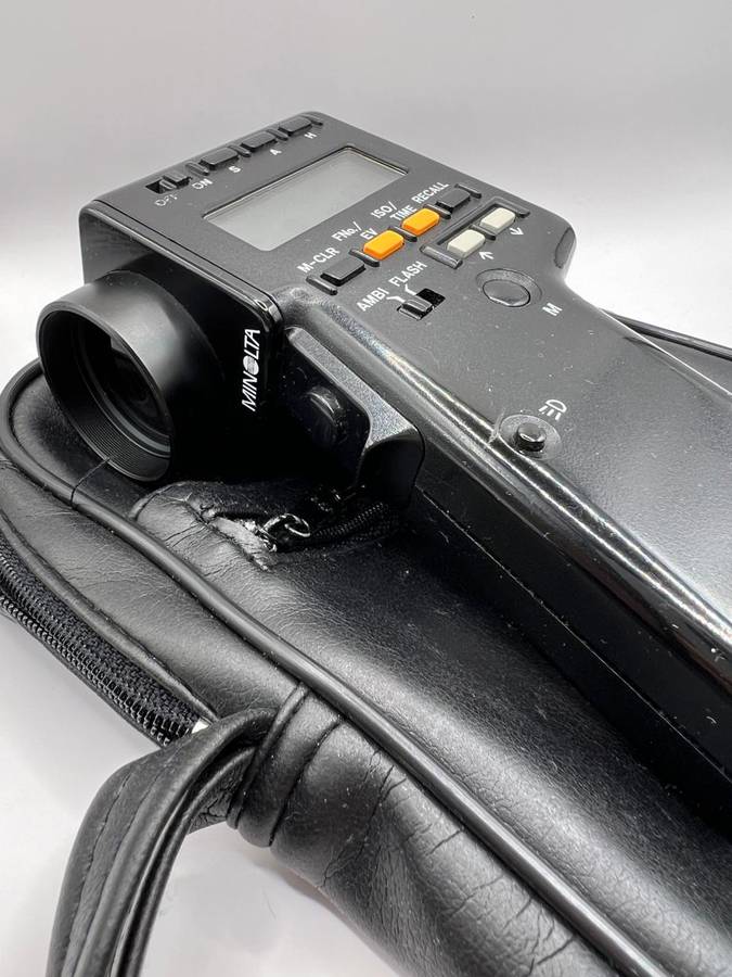 Well-Used Minolta Spotmeter F Light Exposure Spot Meter From JAPAN
