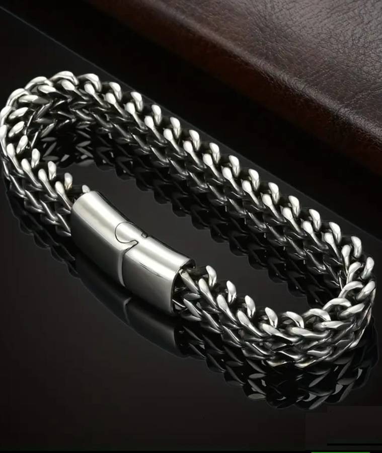 Titanium Magnetic  Clasp Double bracelet