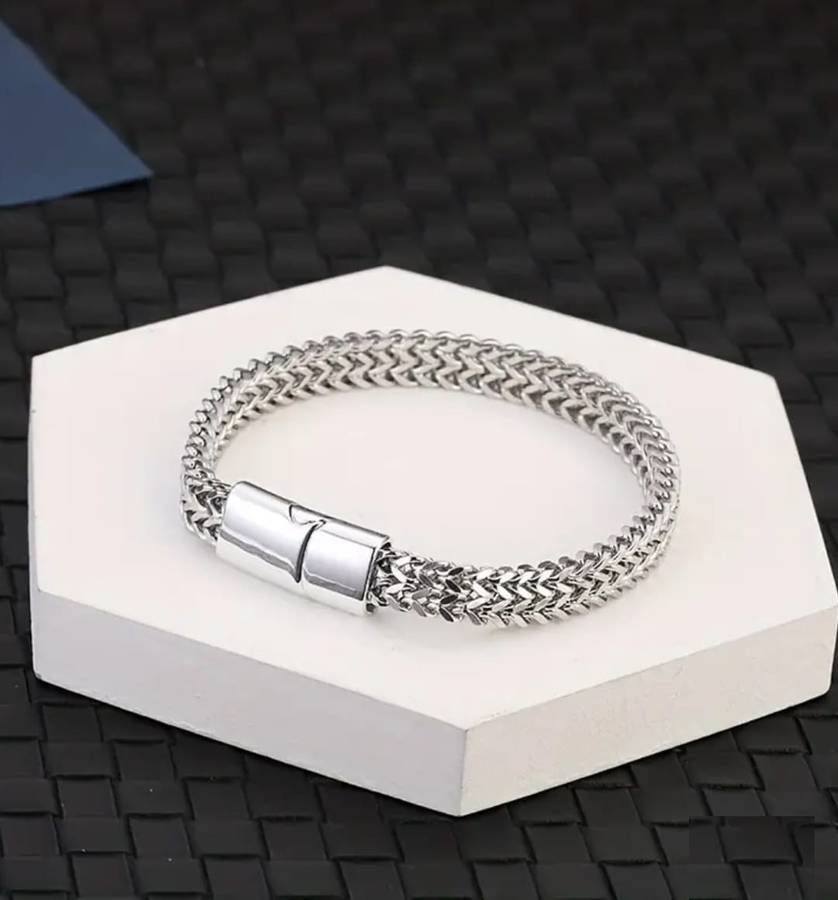 Titanium Magnetic  Clasp Double bracelet