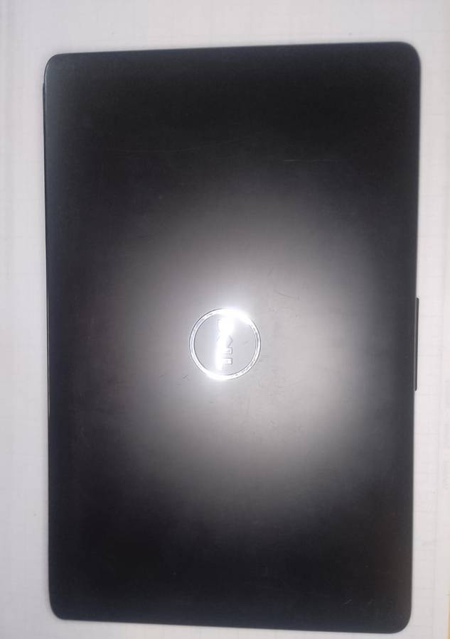(c)DELL Inspiron 1545 1546 Lcd Back Cover Rear Lid Black 0J454M  with Front Bezel
