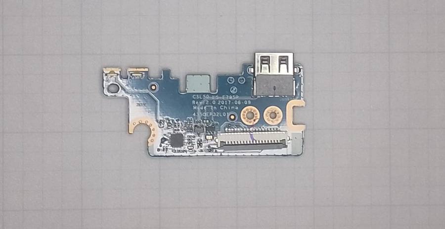 (r)HP 15-B 250 255 G6 laptop USB port panel LS-E795P