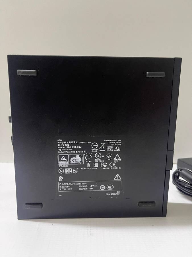 Dell OptiPlex 3060 Micro PC Intel i5 8th Gen 16GB 256GB + 500GB HDD SFF COMPUTER