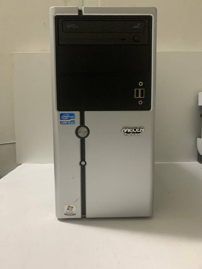 MECER COMPLETE Desktop PC SET | CORE i5 2400 CPU @ 3.10GHz | 4GB RAM | 500GB HDD+ 19" MONITOR